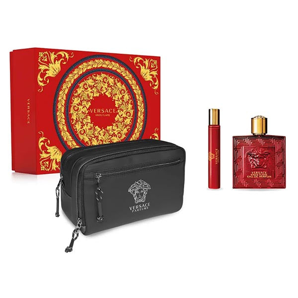 VERSACE EROS FLAME COFANETTO EDP 100 ML + EDP 10 ML - Tre Pi Profumerie
