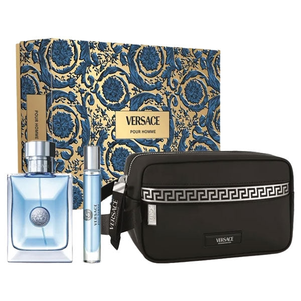 VERSACE HOMME COFANETTOREGALO EDT100+10+TROUS - Tre Pi Profumerie