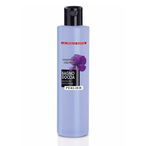 PERLIER VOGLIA MATTA BAGNO DOCCIA VIOLETTA&LIQUIRIZIA 250 ML - Tre Pi Profumerie