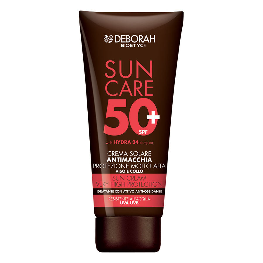 DEBORAH SUN CARE CREMA SOLARE ANTIMACCHIA 50 SPF VISO E COLLO 50 - Tre Pi Profumerie