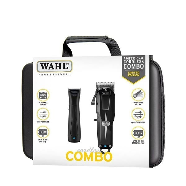 WAHL TAGLIACAPELLI CORDLESS COMBO SUPER TAPER + BERETTO - Tre Pi Profumerie