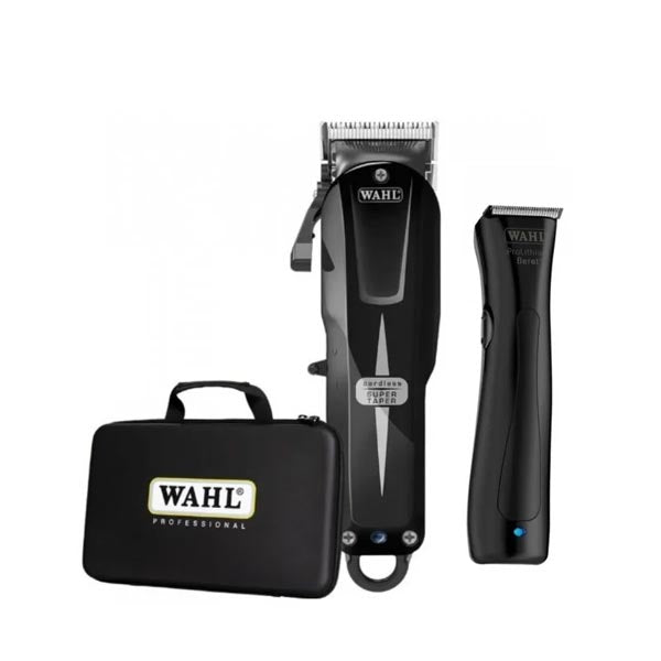 WAHL TAGLIACAPELLI CORDLESS COMBO SUPER TAPER + BERETTO - Tre Pi Profumerie
