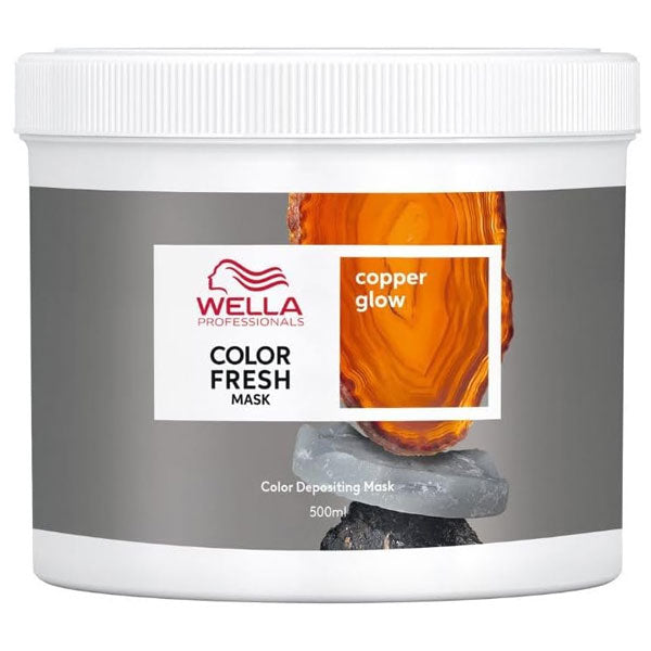 WELLA COLOR FRESH MASCHERA PIGMENTATA COPPER GLOW 500 ML - Tre Pi Profumerie
