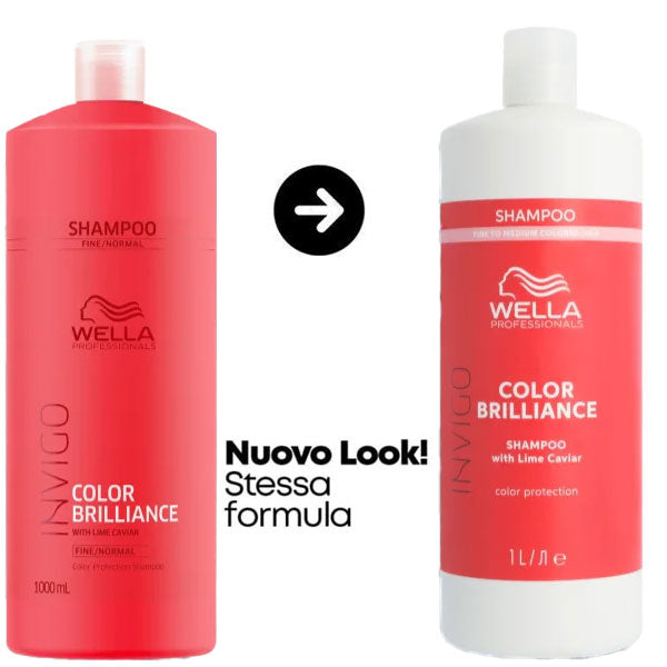 WELLA INVIGO COLOR BRILLIANCE SHAMPOO CAPELLI FINI 1000 ML - Tre Pi Profumerie