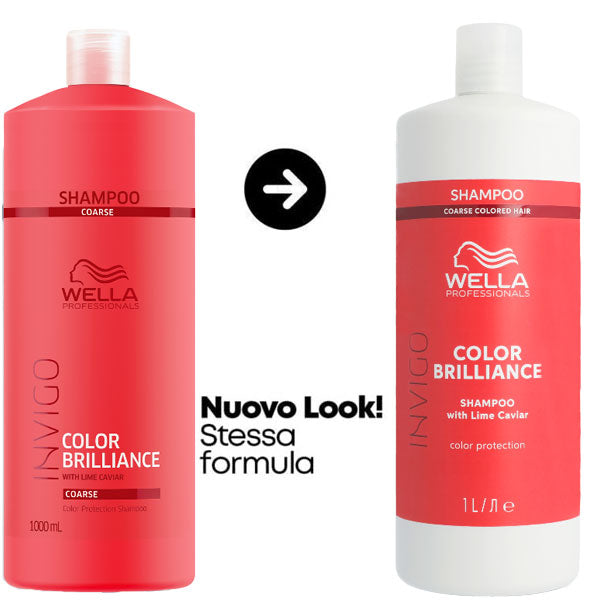 WELLA INVIGO COLOR BRILLIANCE SHAMPOO CAPELLI GROSSI 1000 ML - Tre Pi Profumerie