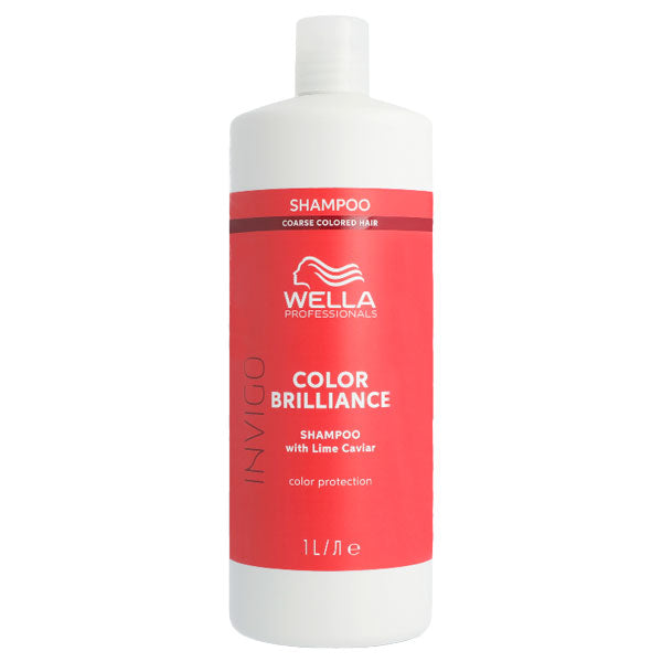 WELLA INVIGO COLOR BRILLIANCE SHAMPOO CAPELLI GROSSI 1000 ML - Tre Pi Profumerie