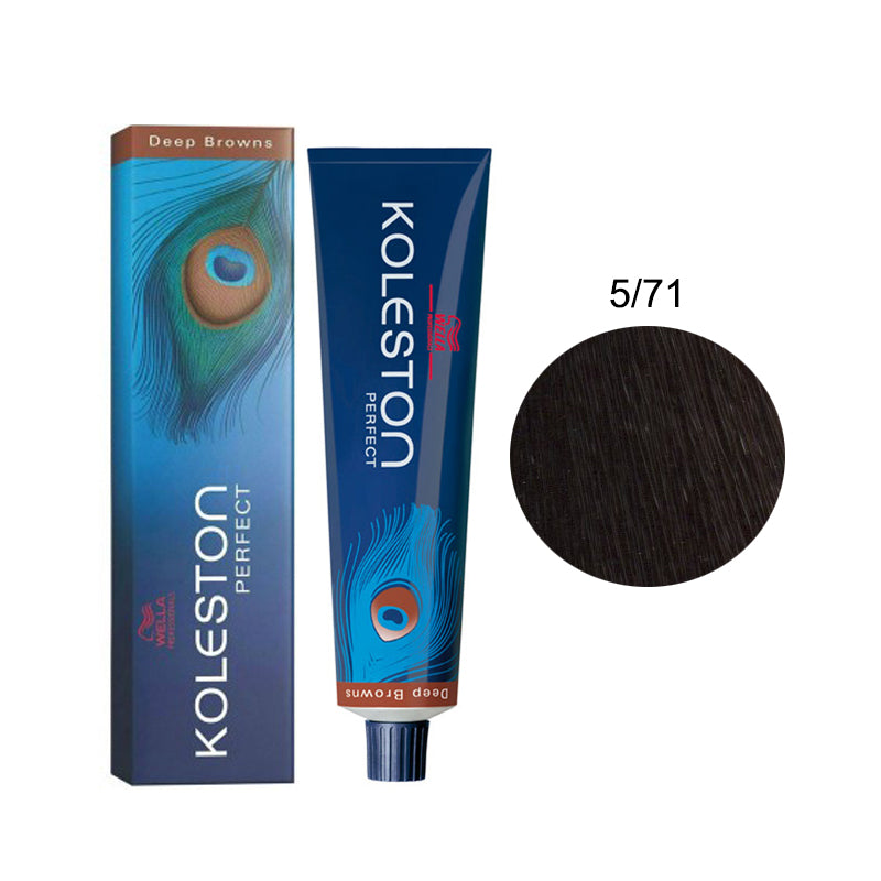 WELLA KOLESTON PERFECT CASTANO CHIARO SABBIA CENERE 5/71 - Tre Pi Profumerie