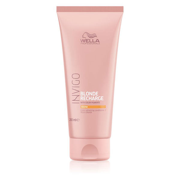 WELLA INVIGO BLONDE RECHARGE WARM BLONDE C.REFRESH CONDIT 200ML - Tre Pi Profumerie