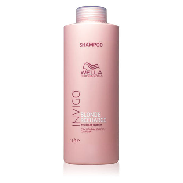 WELLA INVIGO BLONDE RECHARGE COOL BLONDE C.REFRESH SHAMPO 1000ML - Tre Pi Profumerie