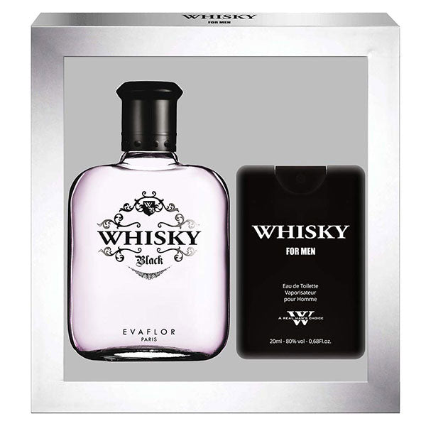 WHISKY MEN BLACK COFANETTO EDT 100 ML + DEODORANTE 150 ML - Tre Pi Profumerie