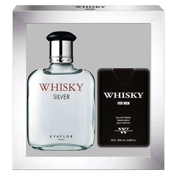WHISKY MEN SILVER COFANETTO EDT 100 ML + DEODORANTE 150 ML - Tre Pi Profumerie