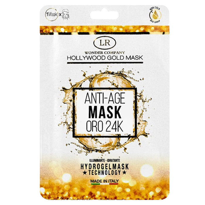 WONDER COMPANY HOLLYWOOD MASCHERA VISO ORO IDRATANTE ANTIAGE - Tre Pi Profumerie