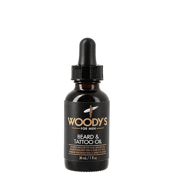 WOODY'S BEARD&TATOO OILOLIO BARBA TATUAGGI E VISO 30 ML - Tre Pi Profumerie
