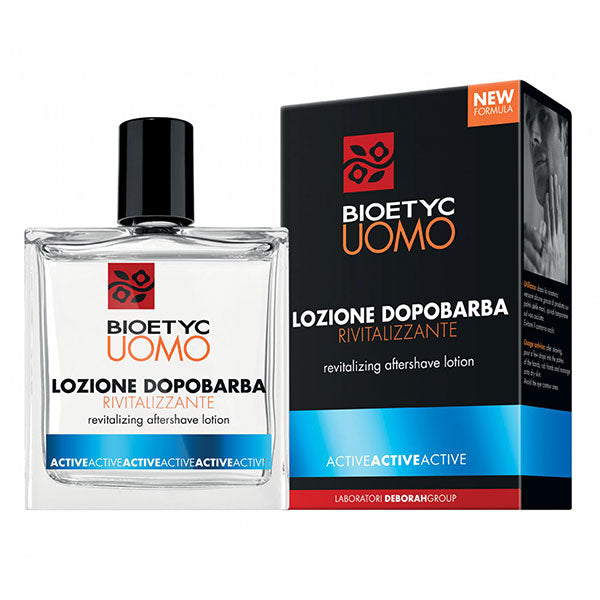 BIOETYC UOMO LOZIONE DOPOBARBA RIVITALIZZANTE ACTIVE 100 ML - Tre Pi Profumerie