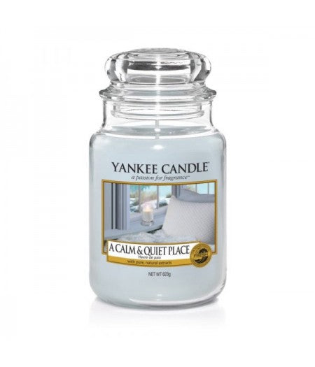 YANKEE CANDLE CANDELA PROFUMATA LARGE CALM & QUIET PLACE - Tre Pi Profumerie