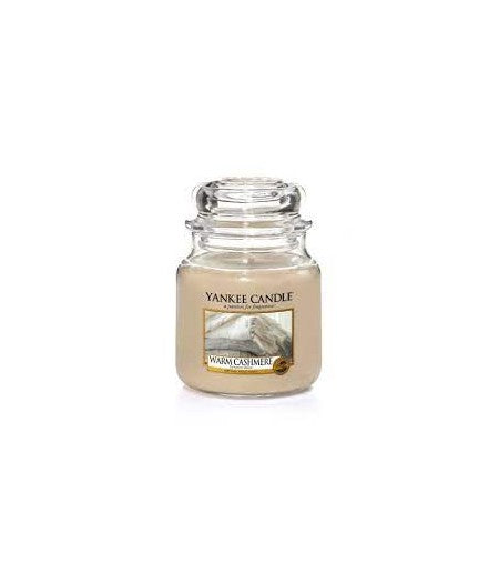 YANKEE CANDLE CANDELA PROFUMATA MEDIUM CASHMERE - Tre Pi Profumerie