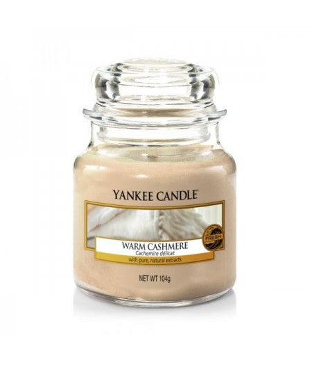 YANKEE CANDLE CANDELA PROFUMATA SMALL CASHMERE - Tre Pi Profumerie