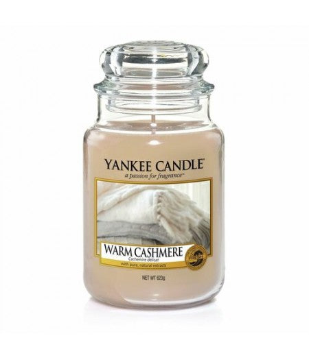 YANKEE CANDLE CANDELA PROFUMATA LARGE CASNMERE - Tre Pi Profumerie