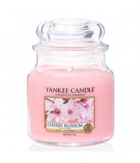 YANKEE CANDLE CANDELA PROFUMATA SMALL CHERRY BLOSSOM - Tre Pi Profumerie