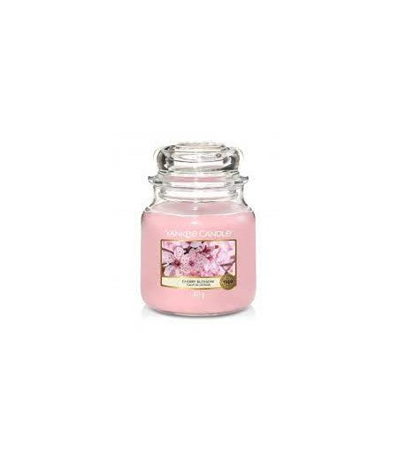 YANKEE CANDLE CANDELA PROFUMATA MEDIUM CHERRY BLOSSOM - Tre Pi Profumerie