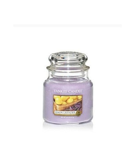 YANKEE CANDLE CANDELA PROFUMATA SMALL LEMON LAVENDER - Tre Pi Profumerie