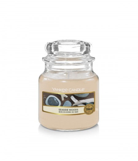 YANKEE CANDLE CANDELA PROFUMATA SMALL SEASIDE WOODS - Tre Pi Profumerie