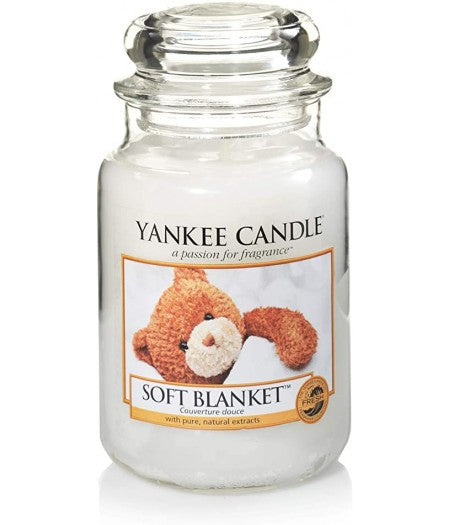 YANKEE CANDLE CANDELA PROFUMATA LARGE SOFT BLANKET - Tre Pi Profumerie