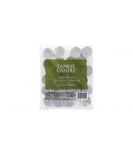 YANKEE CANDLE CANDELA PROFUMATA TEALIGHTS UNSCENTED - Tre Pi Profumerie