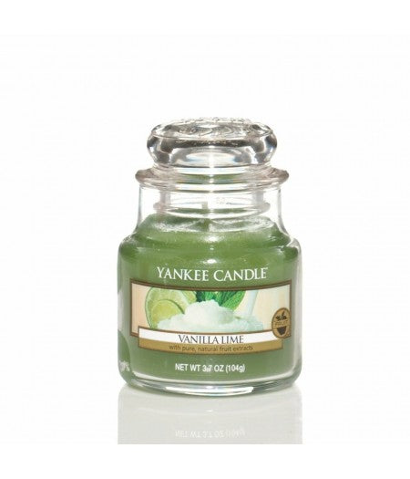 YANKEE CANDLE CANDELA PROFUMATA SMALL VANILLA LIME - Tre Pi Profumerie
