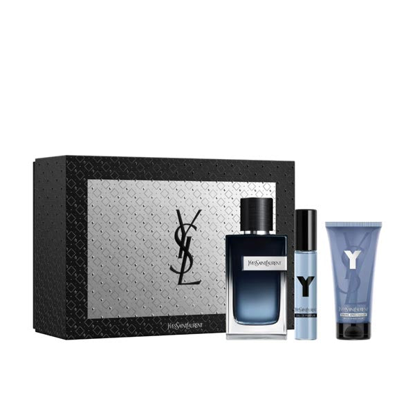 YVES SAINT LAURENT Y COFANETTO EDP 100 ML + AFTER SHAVE BALM - Tre Pi Profumerie