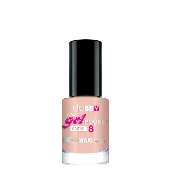 DEBBY SMALTO GEL POCKET PASTEL 8 MAXI BRUSH 4,5 ML - Tre Pi Profumerie