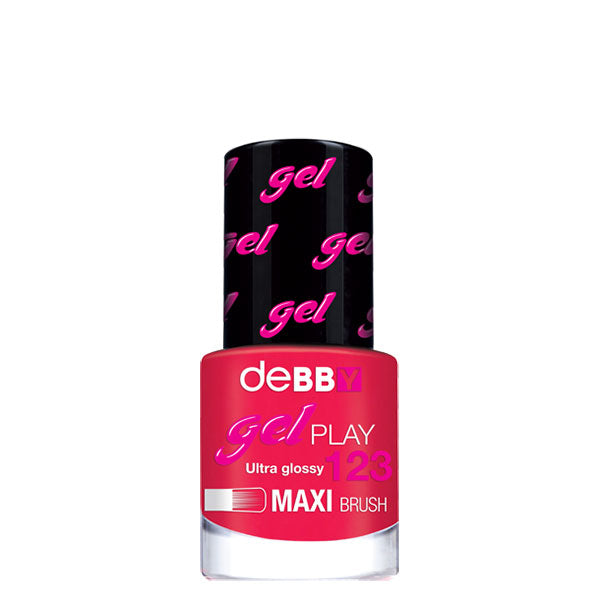 DEBBY SMALTO GEL PLAY ULTRA GLOSSY 123 MAXI BRUSH 7,5 ML - Tre Pi Profumerie