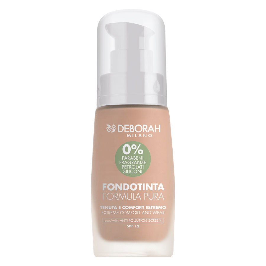DEBORAH FONDOTINTA FORMULA PURA 01 FAIR - Tre Pi Profumerie