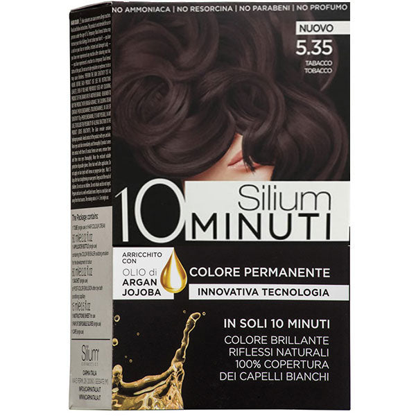 SILIUM COLORAZIONE CREMA 10 MINUTI TABACCO 5.35 - Tre Pi Profumerie