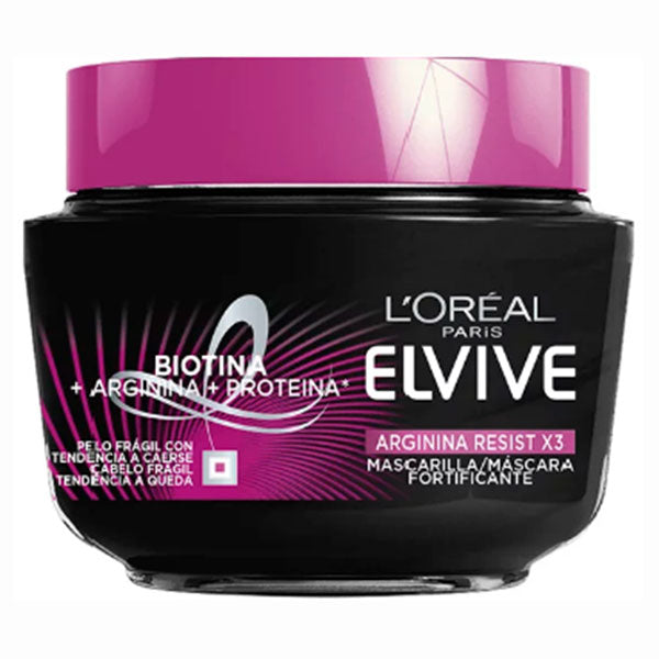 L'OREAL ELVIVE MASCHERABIOTINA ARGININA RESIST X3 300 ML - Tre Pi Profumerie