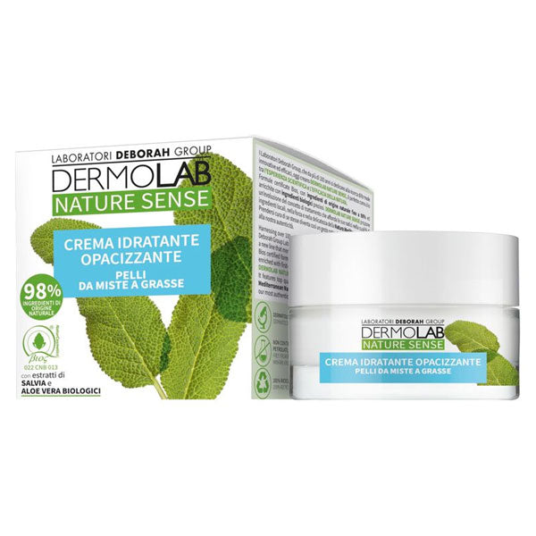 DERMOLAB NATURE SENSE CREMA IDRATANTE OPACIZZANTE 50 ML - Tre Pi Profumerie