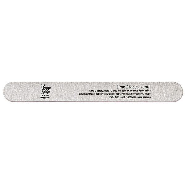 PEGGY SAGE LIMETTA PERUNGHIE 2 FACCE 100/180, ZEBRA - Tre Pi Profumerie