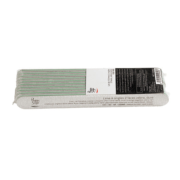 PEGGY SAGE LOTTO 10 LIMETTE 2 FACCE 100/180, ZEBRA - Tre Pi Profumerie