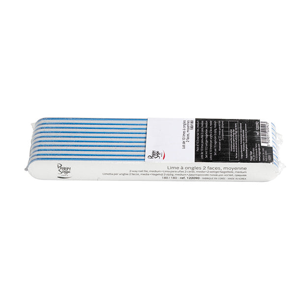 PEGGY SAGE LOTTO 10 LIMETTE 2 FACCE 180/180, BIANCO - Tre Pi Profumerie