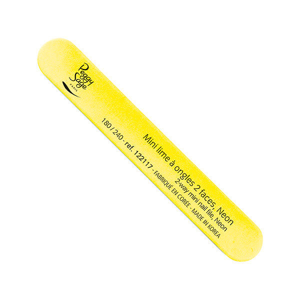 PEGGY SAGE MINI LIMETTA PER UNGHIE FLUO YELLOW - Tre Pi Profumerie