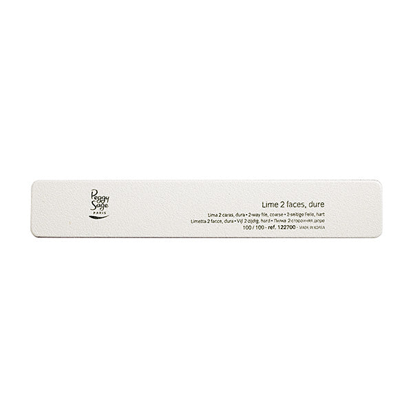 PEGGY SAGE LIMETTA RETTANGOL, 2 FACCE 100/100, BIANCO - Tre Pi Profumerie