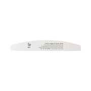 PEGGY SAGE LIMETTA MEZZALUNA UNGHIE 2 FACCE 100/180, BIANCO - Tre Pi Profumerie