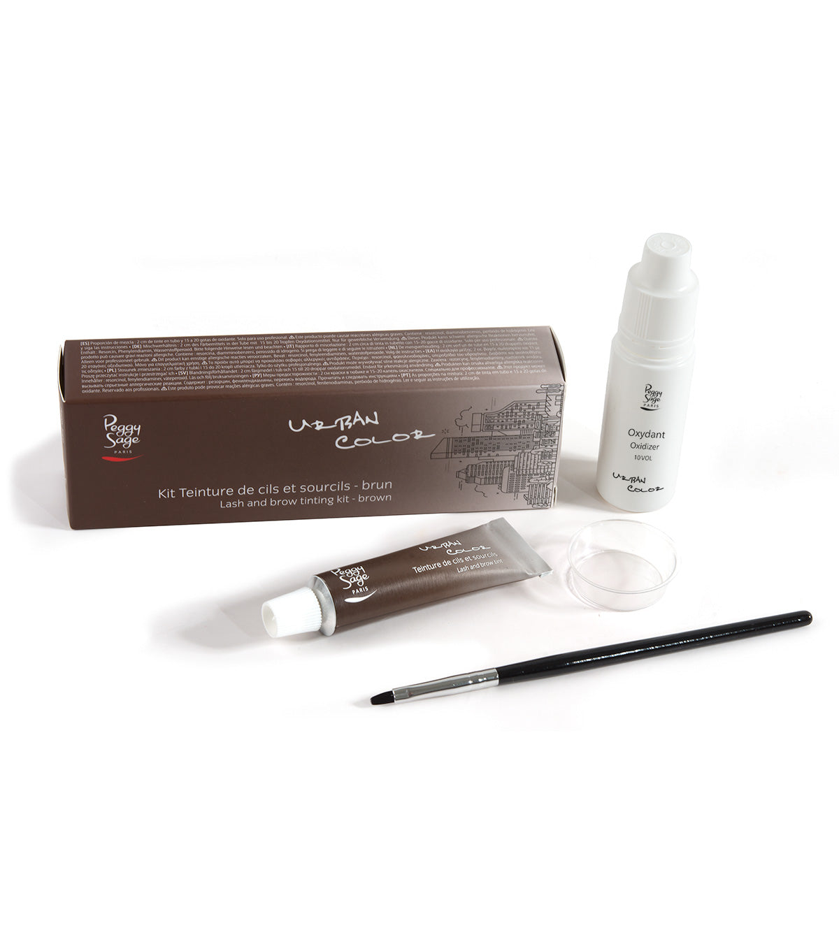 PEGGY SAGE KIT TINTA PER LE CIGLIA E LE SOPRACCIGLIA BRUN - Tre Pi Profumerie