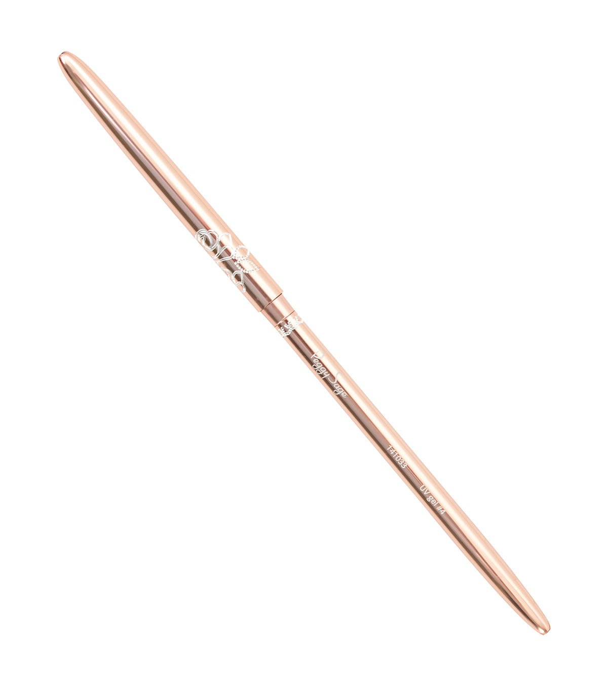 PEGGY SAGE PENNELLO PIATTO GEL UV ROSE GOLD - SINTETICO #4 - Tre Pi Profumerie