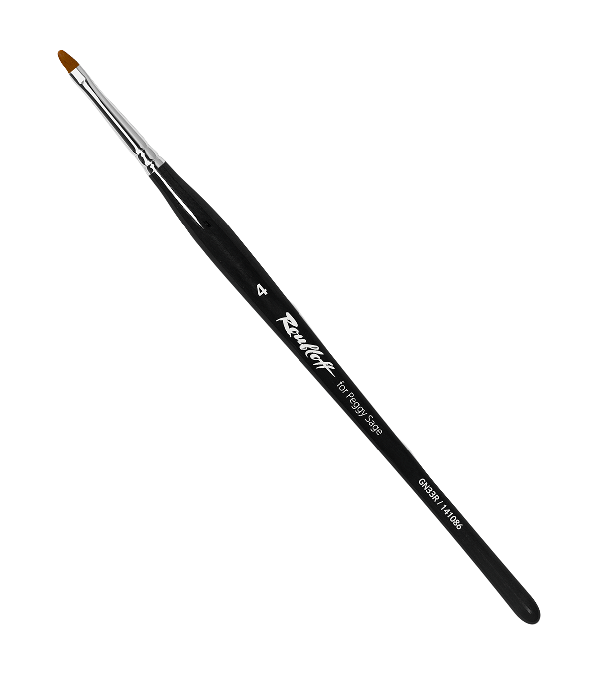PEGGY SAGE PENNELLO PIATTO GEL DESIGN ROUBLOFF GN33R-4 -SETOLE - Tre Pi Profumerie