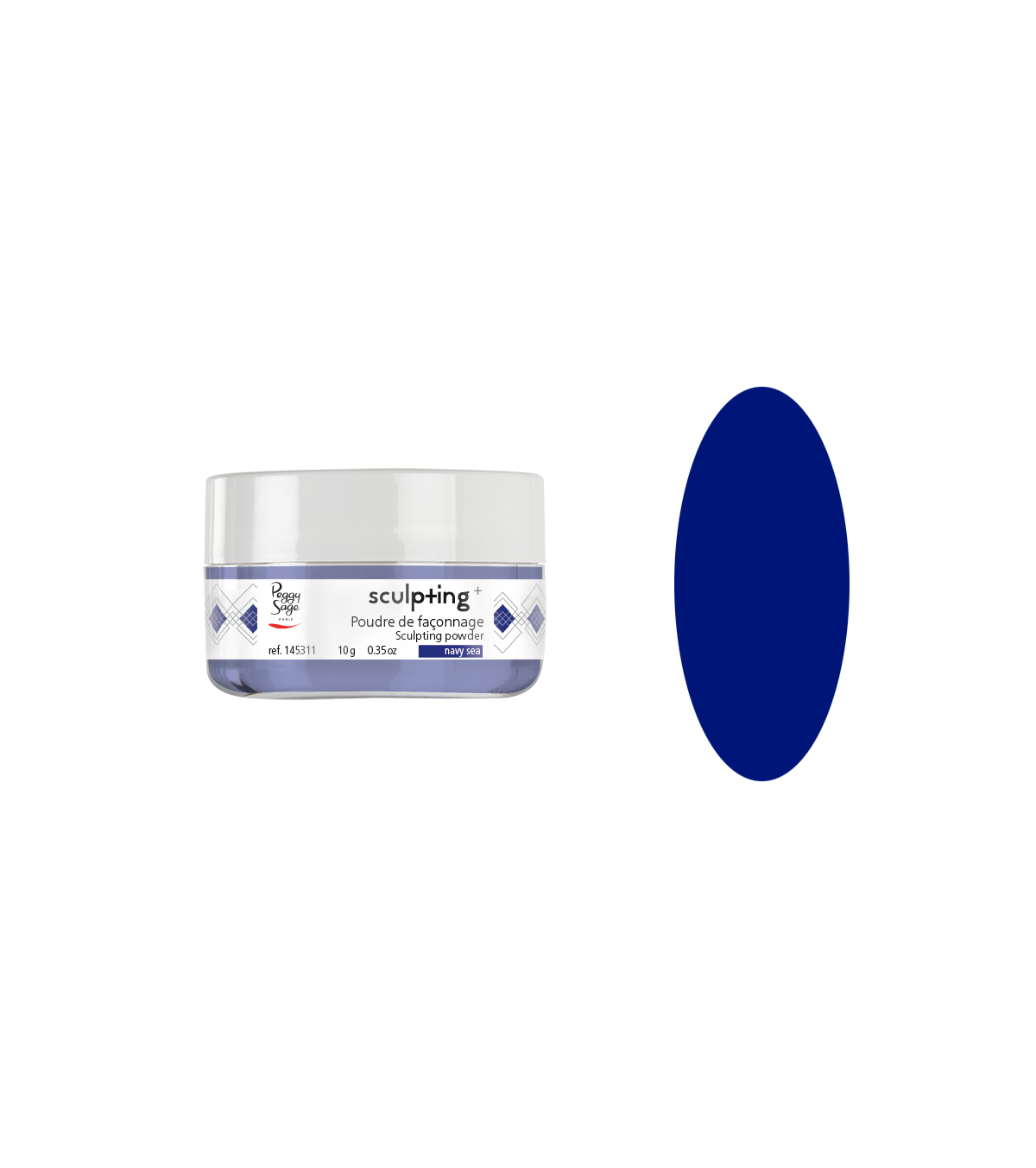 PEGGY SAGE POLVERE DI MODELLATURA NAVY SEA -10G - Tre Pi Profumerie