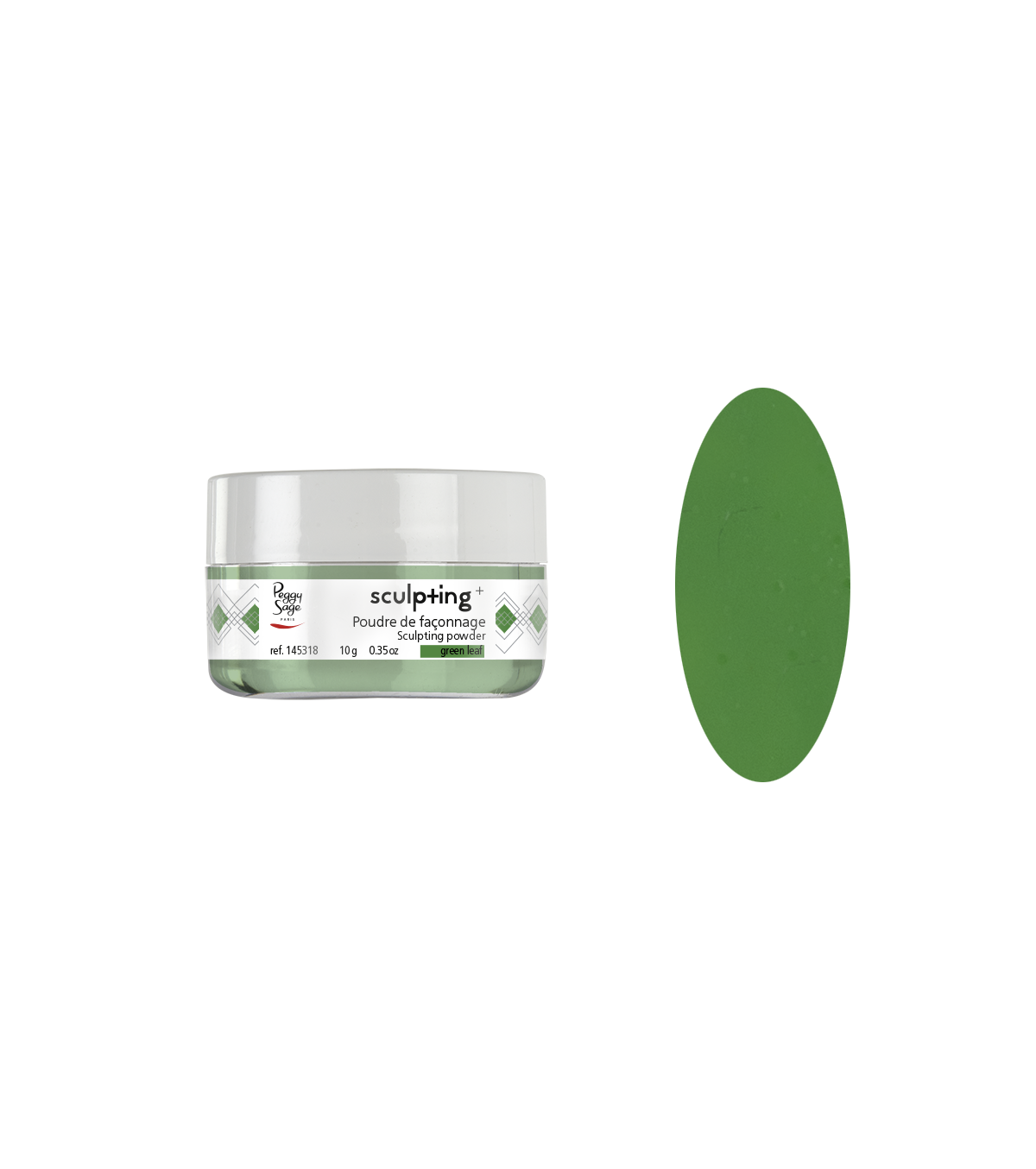 PEGGY SAGE POLVERE DI MODELLATURA GREEN LEAF -10G - Tre Pi Profumerie