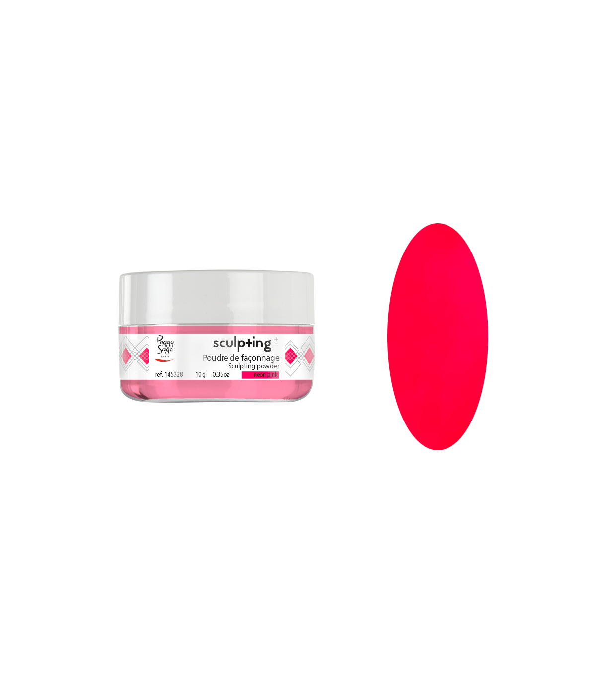 PEGGY SAGE POLVERE DI MODELLATURA NEON PINK -10G - Tre Pi Profumerie