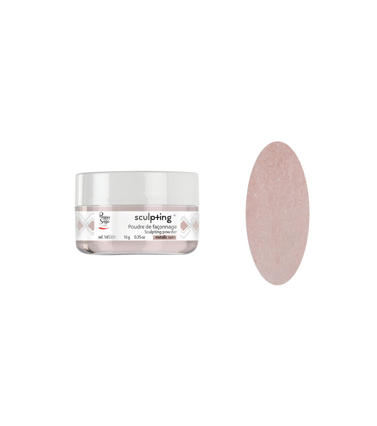 PEGGY SAGE POLVERE DI MODELLATURA METALLIC SATIN -10G - Tre Pi Profumerie