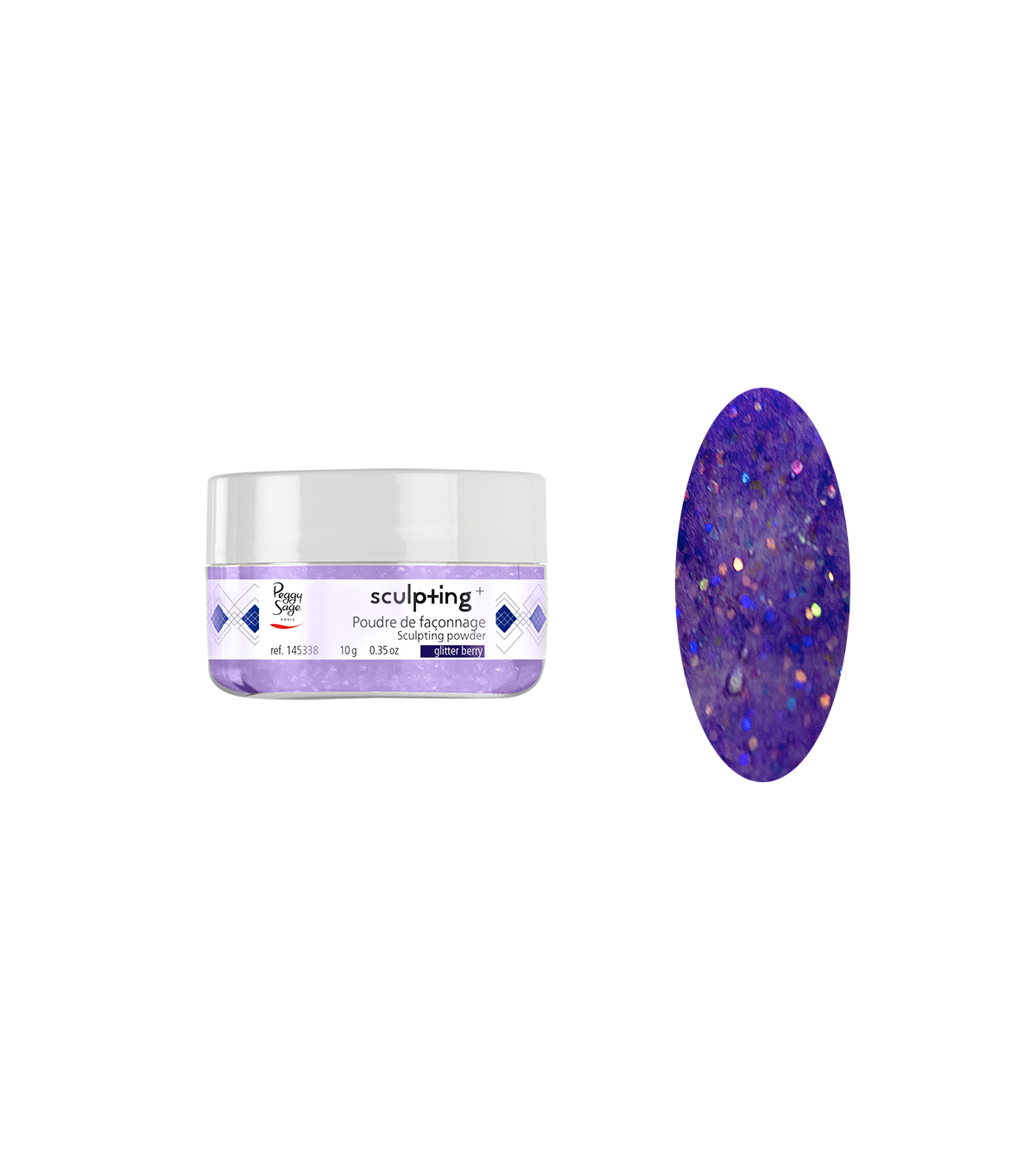 PEGGY SAGE POLVERE DI MODELLATURA GLITTER BERRY -10G - Tre Pi Profumerie